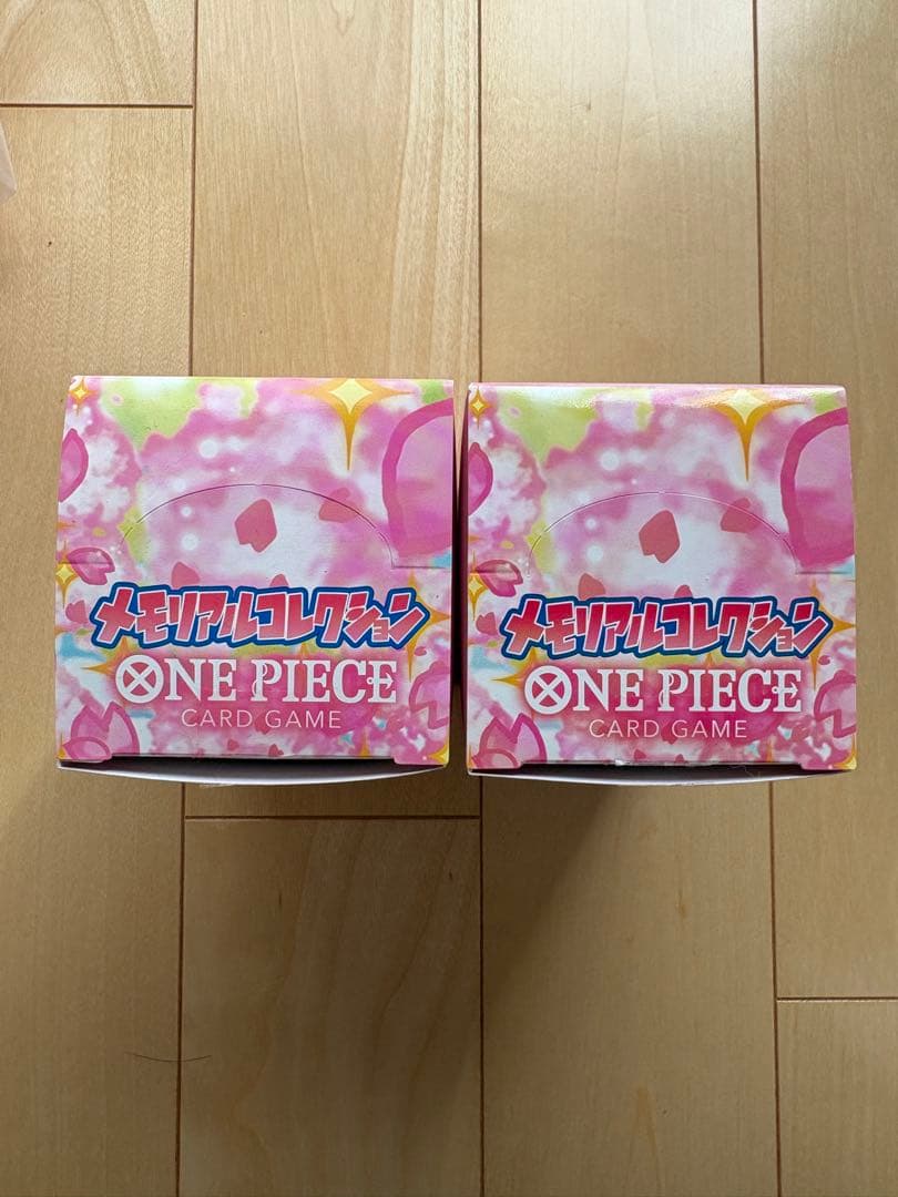 ワンピースカードメモリアルコレクションEB-01　2BOXセット　テープカット