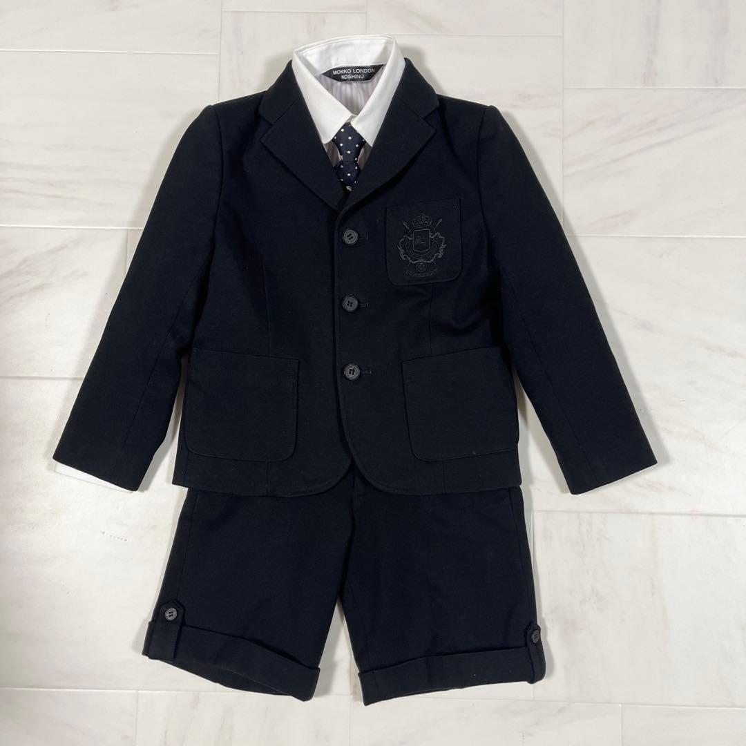 バーバリー フォーマルスーツ 120 卒園式 入学式 ブラック セレモニー 黒