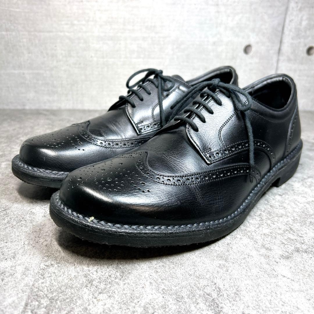 ほぼ新品【REGAL】ドレスシューズ/ウイングチップ/革靴/メダリオン/ビジネス