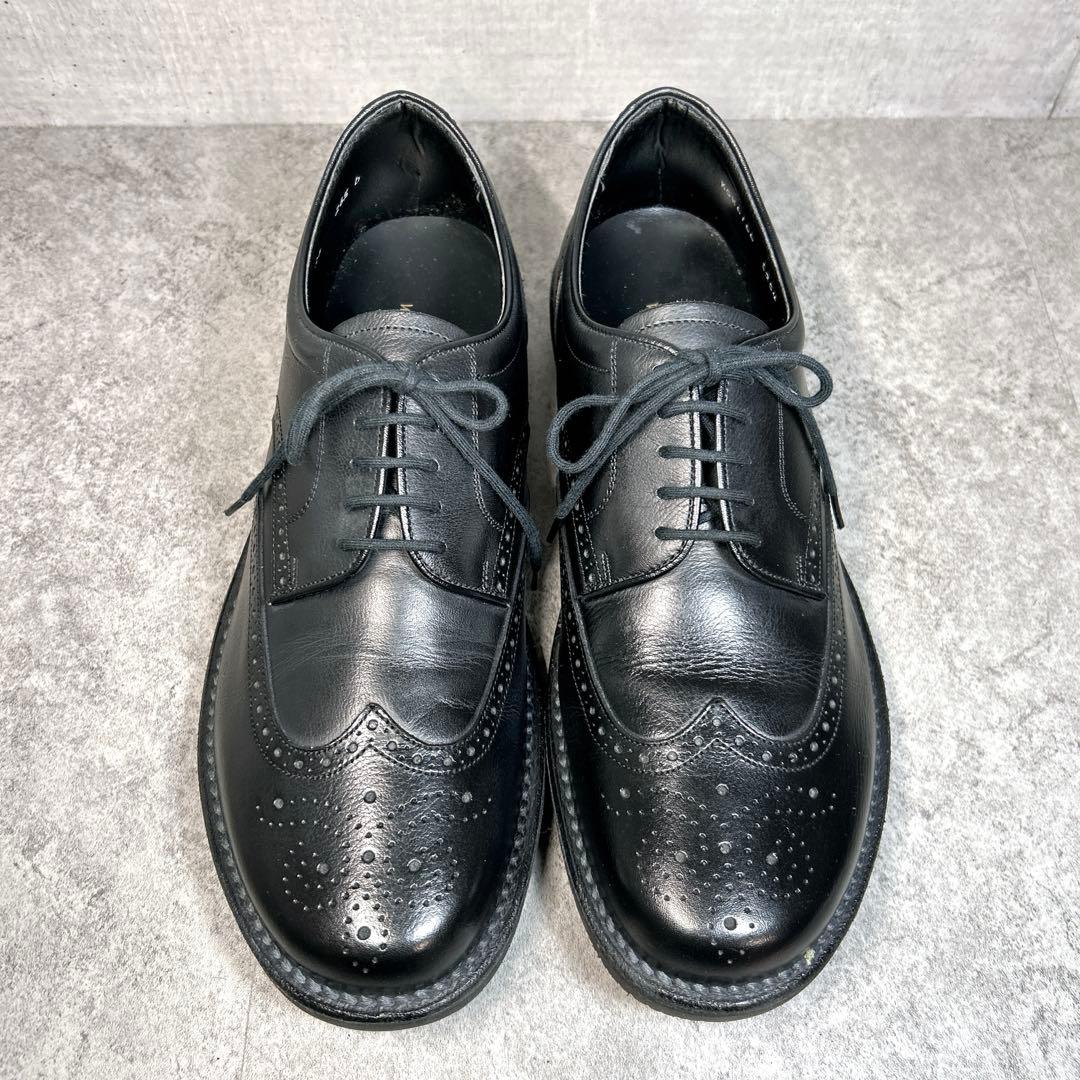 ほぼ新品【REGAL】ドレスシューズ/ウイングチップ/革靴/メダリオン/ビジネス