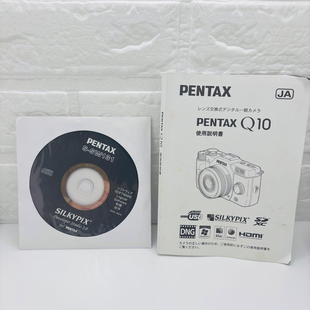 【美品】PENTAX Q10 ミラーレス 一眼 レンズセット　ケース付き