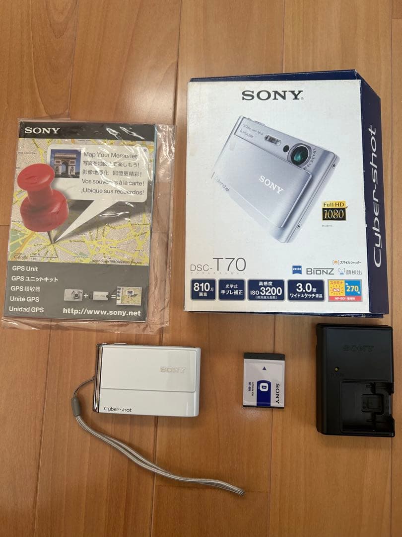 【超美品】SONY DSC-T70 コンパクトデジタルカメラ 箱付き