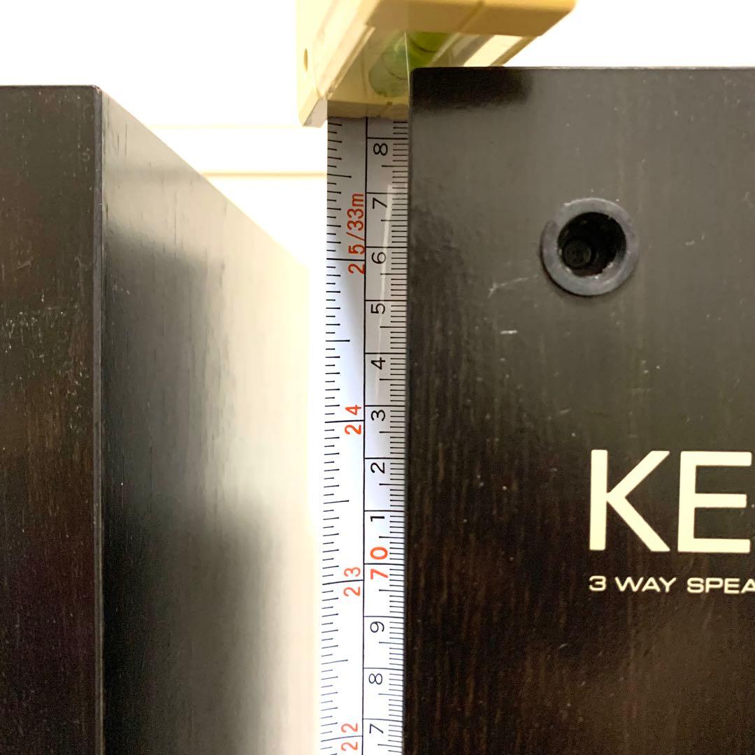 送料無料 KENWOOD LS-880A 純正スタンド付 3WAYスピーカーペア