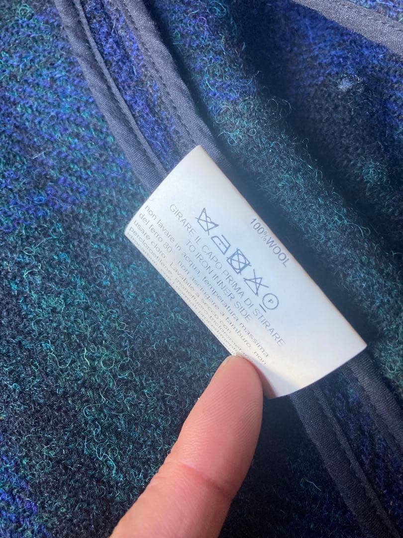 【美品】GOLDEN  チェックテーラードジャケット イタリア製 S