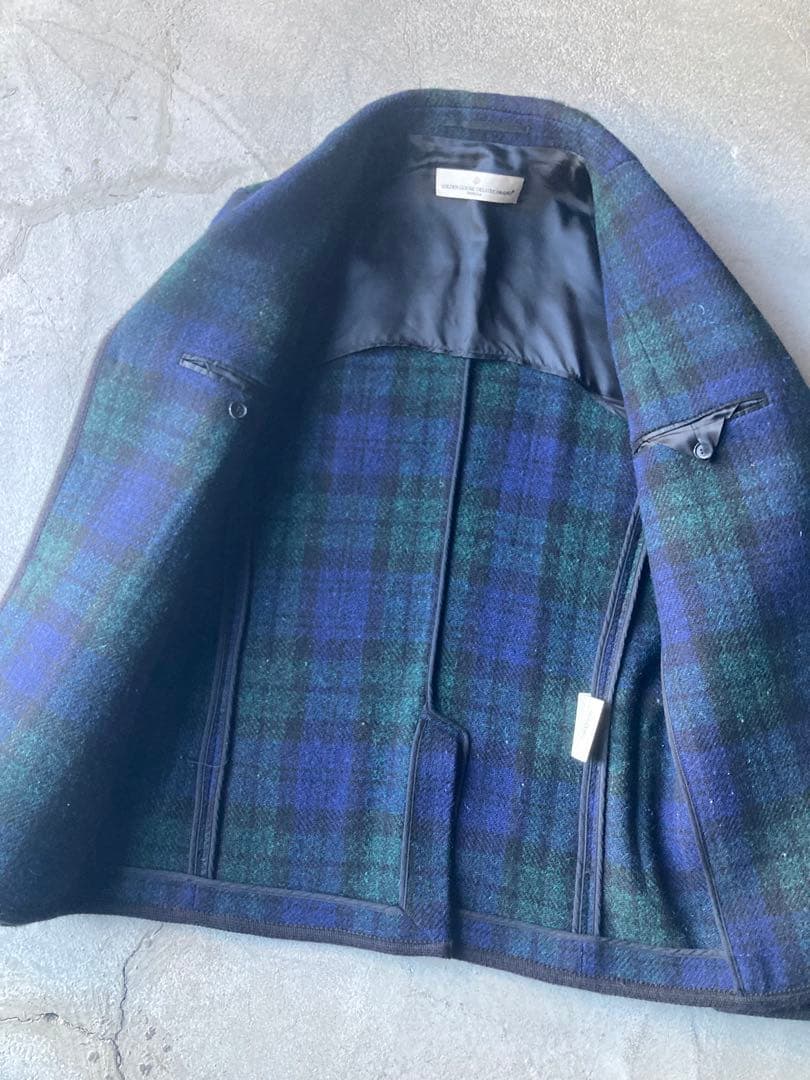 【美品】GOLDEN  チェックテーラードジャケット イタリア製 S