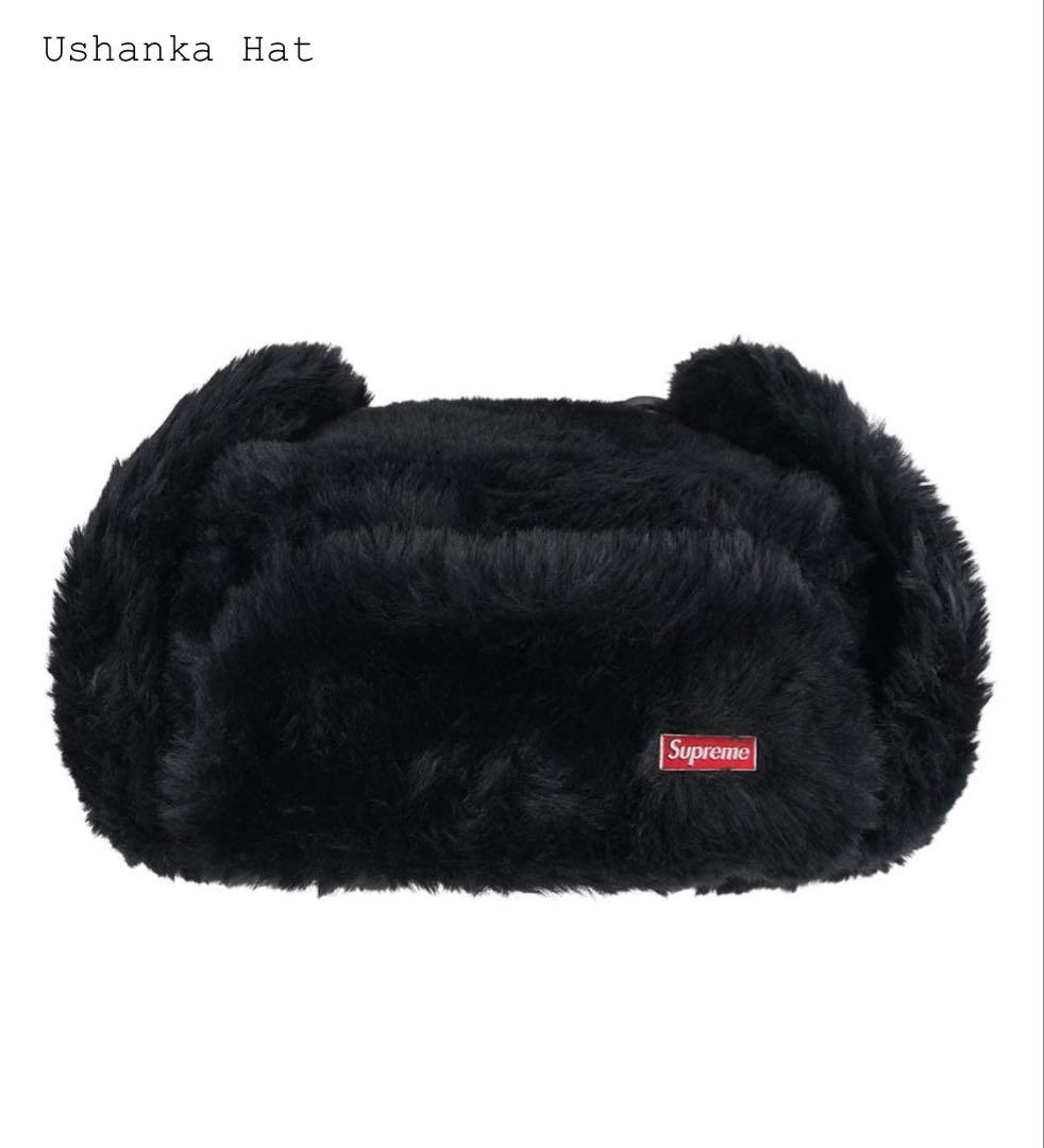 Supreme Ushanka Hat 25FW Black 黒