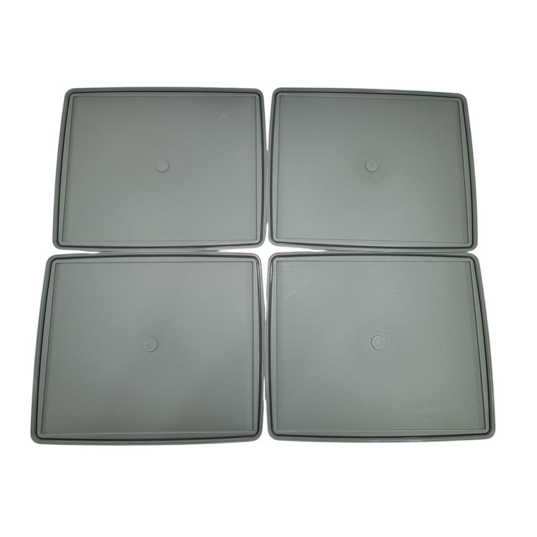 タッパーウェア スーパーケース 4個 セット 収納ケース