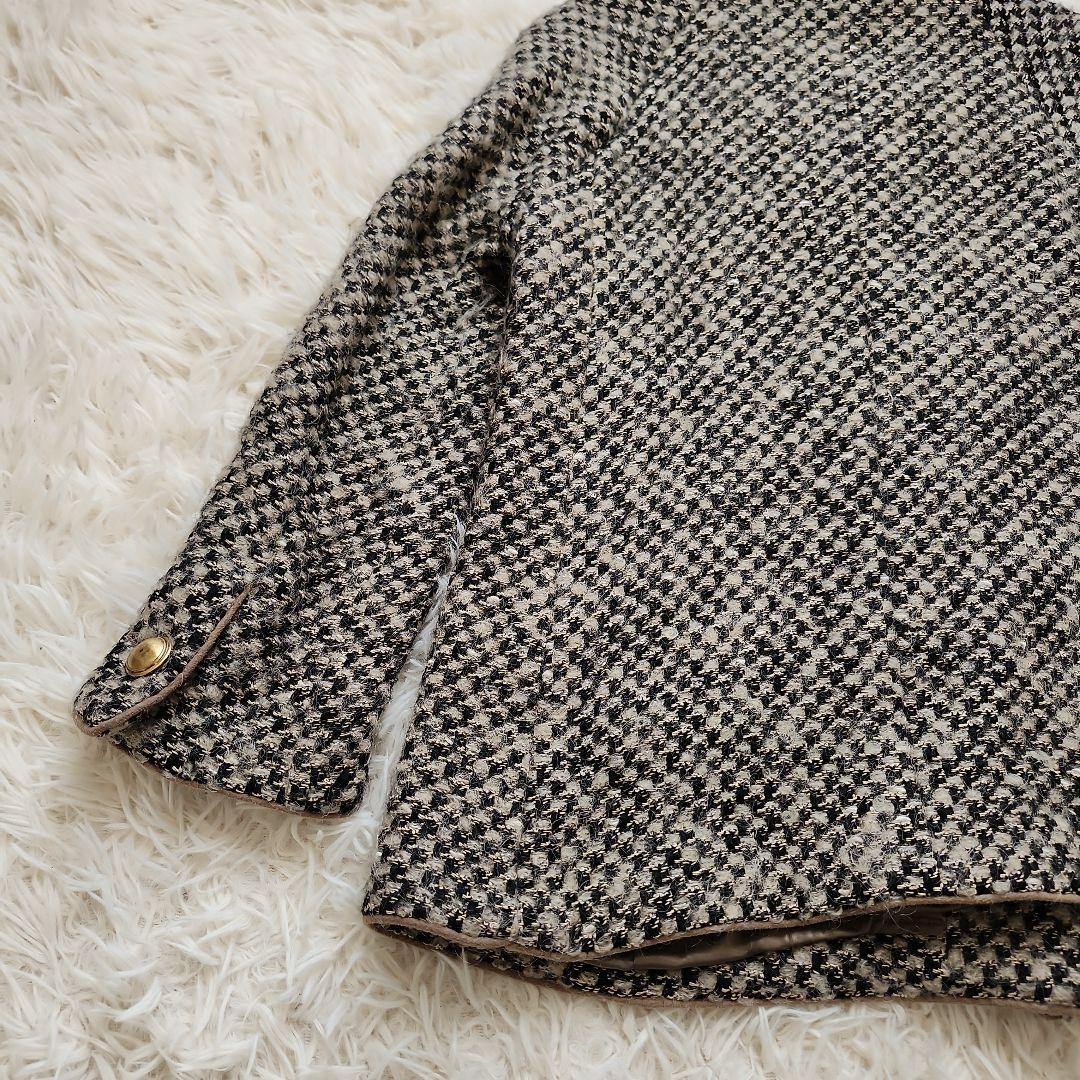 【美品】DEUXIÈME CLASSE チェック柄 テーラードジャケット