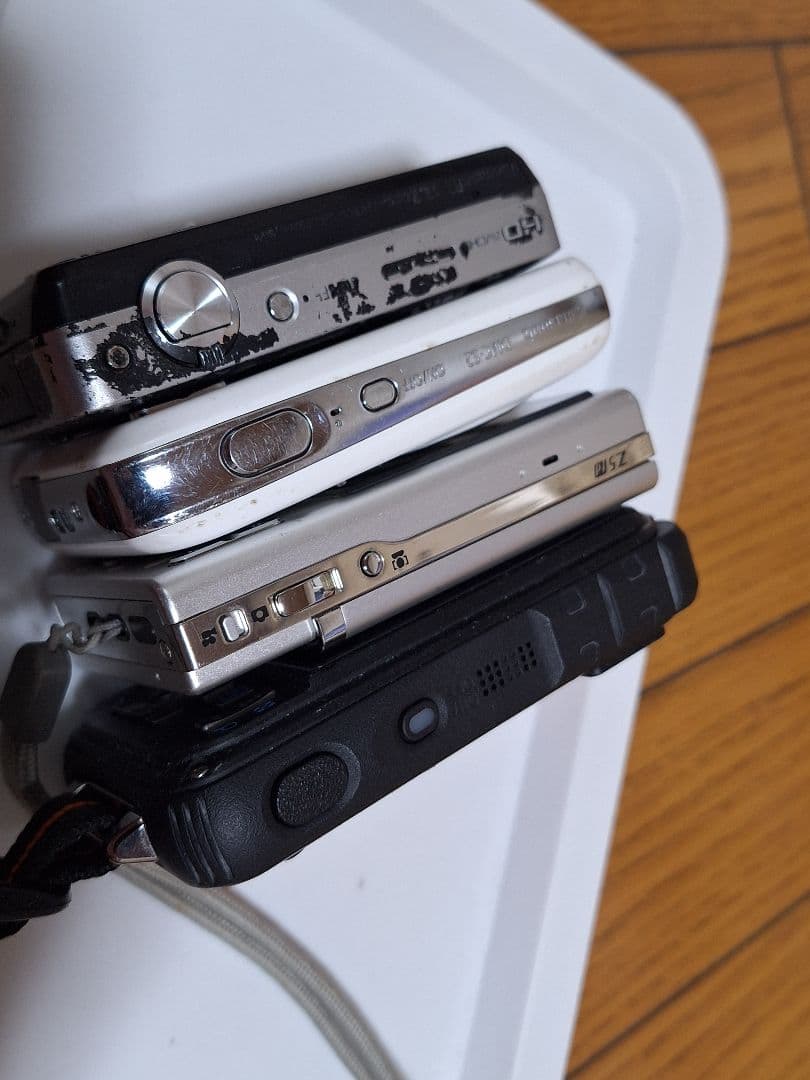 デジカメ多種4台まとめ売り完全故障品部品取りリペア専用❗使用不可