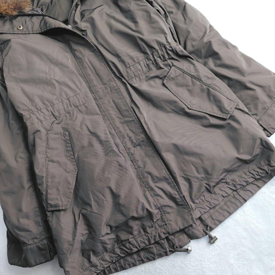 極美品✨洗える✼23区 マルチwayタフタダウンライナーコート 38 ブラウン系