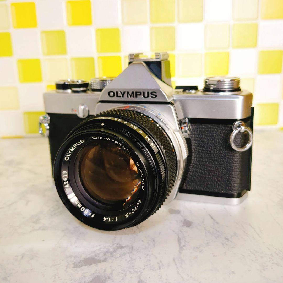 ★完動品★ OLYMPUS OM-1N 一眼レフ 　フィルムカメラ セット