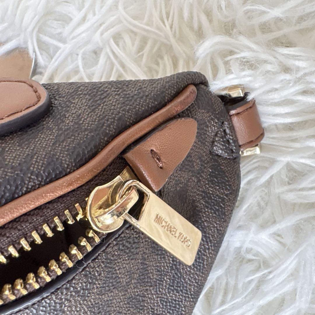 マイケルコース ウエストポーチ ブラウン系