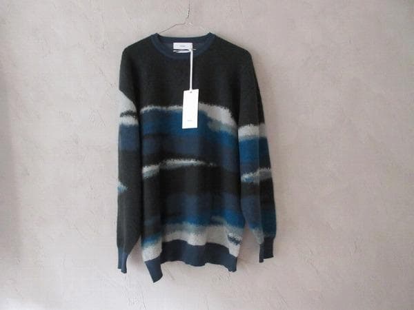 トップス Graphpaper JACQUARD CREW NECK KNIT
