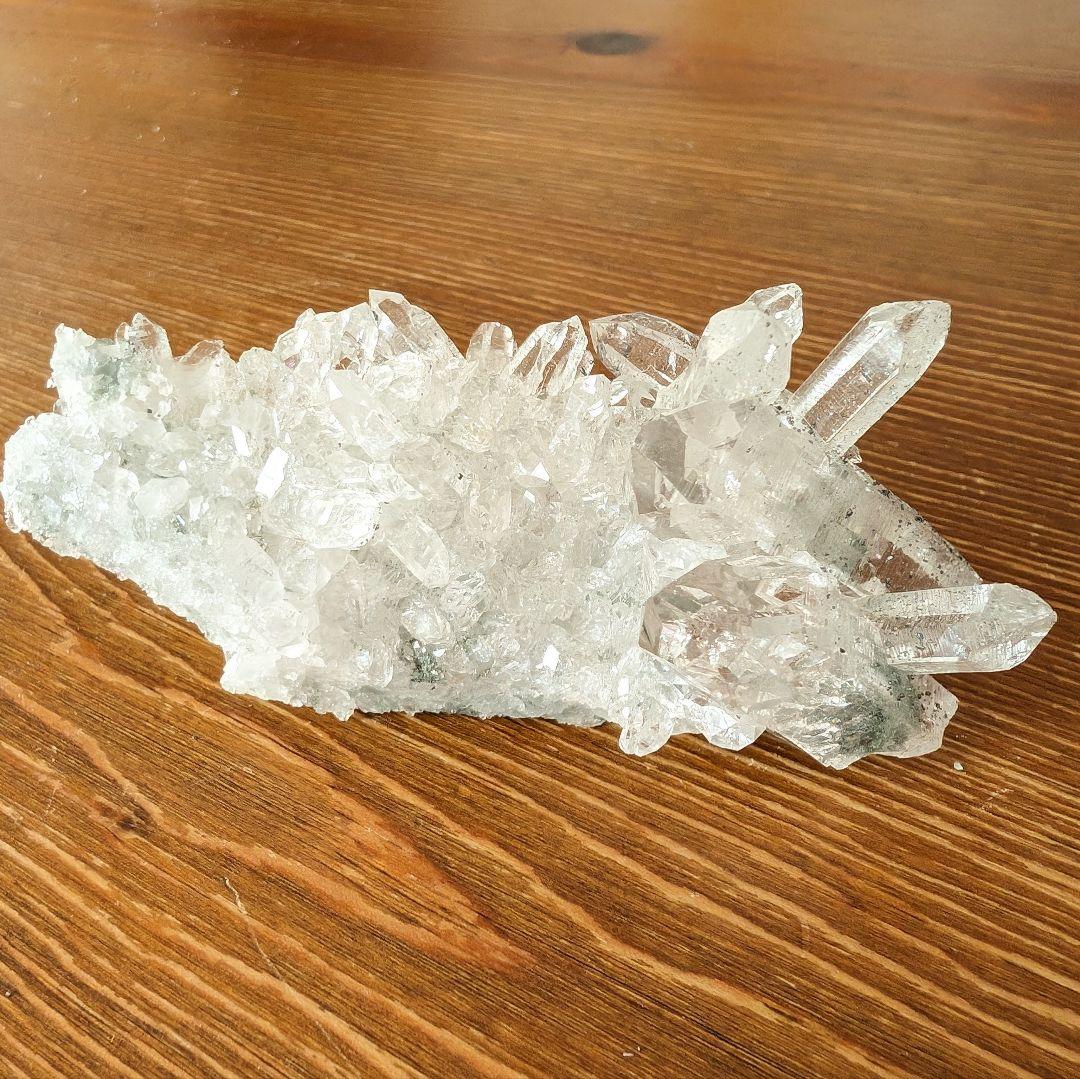 パイライト共生　マニハール産　水晶クラスター　C