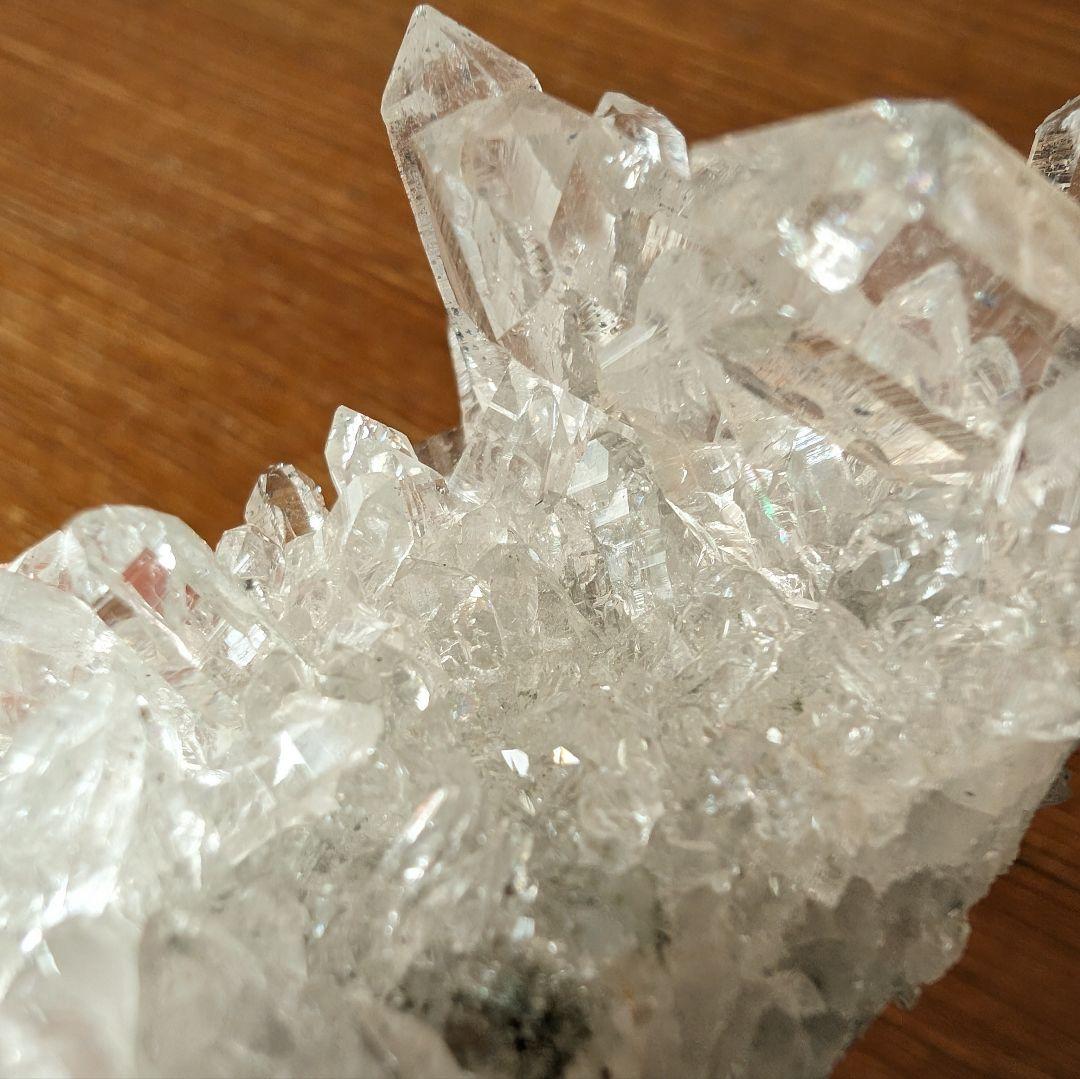 パイライト共生　マニハール産　水晶クラスター　C