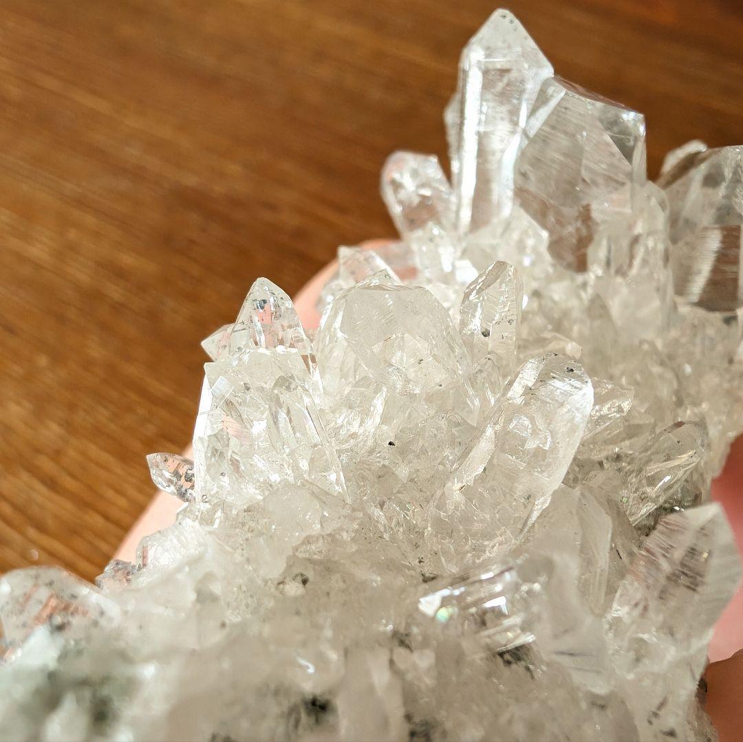 パイライト共生　マニハール産　水晶クラスター　C