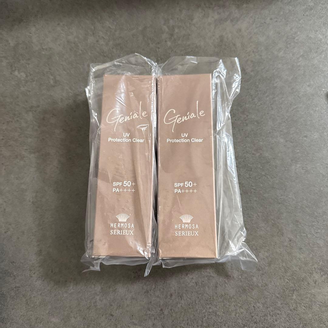 エルモサ新品未使用ジニアールUVプロテクション クリア　2本セット