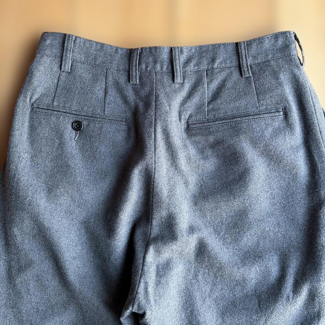 BEAMS PLUS ウール　トラウザーズ　（グレー）　S