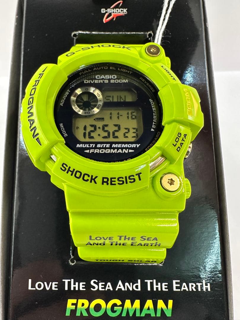 21時までセール　新品未使用G-SHOCK GW-200F フロッグマン