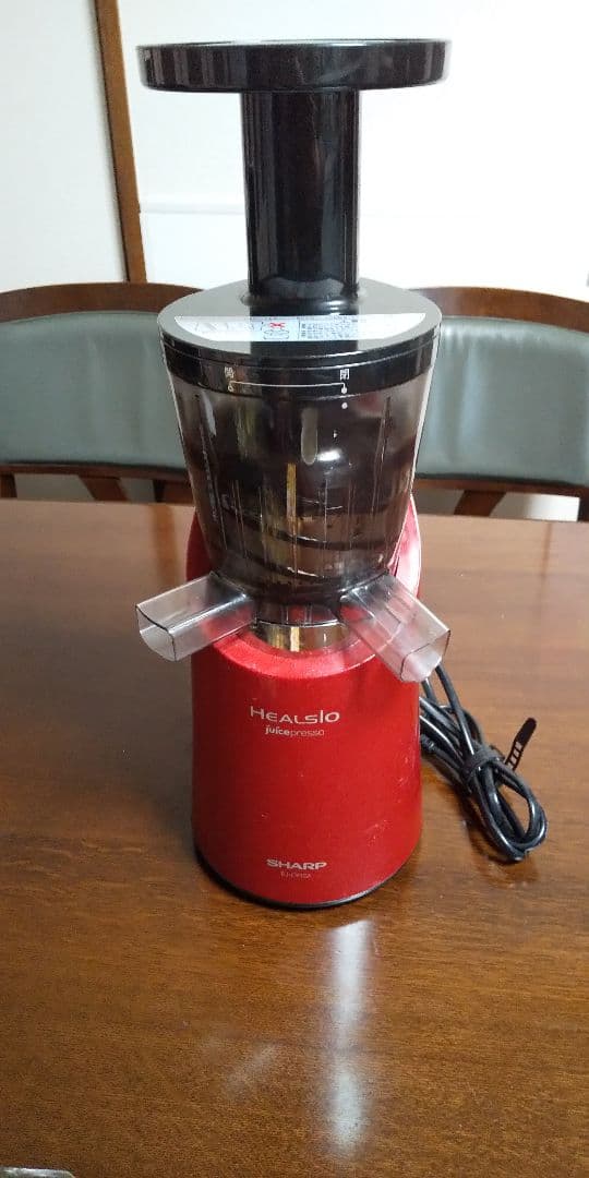シャープ ヘルシオ ジュースプレッソ レッド EJ-CF10A-R