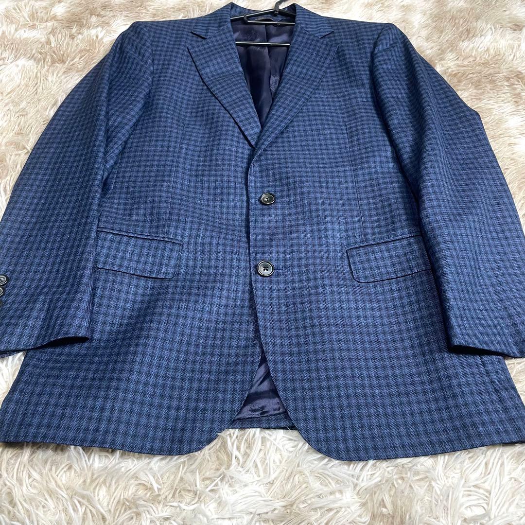 高級モデル ブルックスブラザーズ テーラードジャケット ネイビー SAXXSON