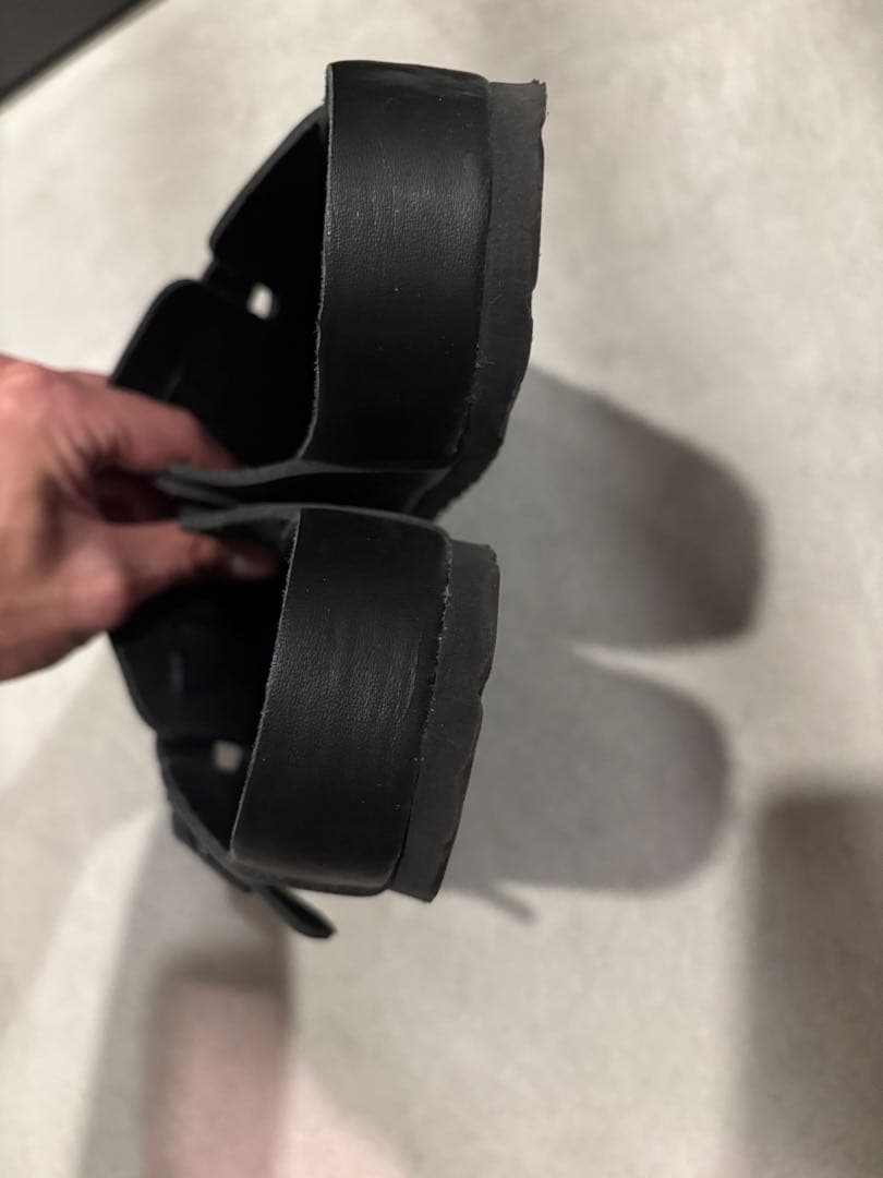 Birkenstock Boston ボストンのブラックレザー