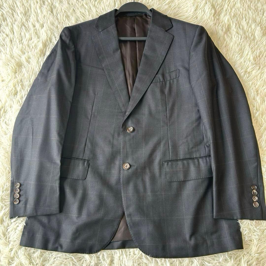 希少　マッキントッシュロンドン チェック柄　ウールスーツ セットアップ グレー