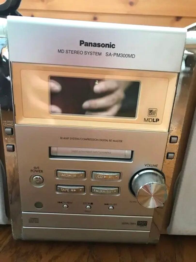 panasonic CD カセット　MDプレイヤー