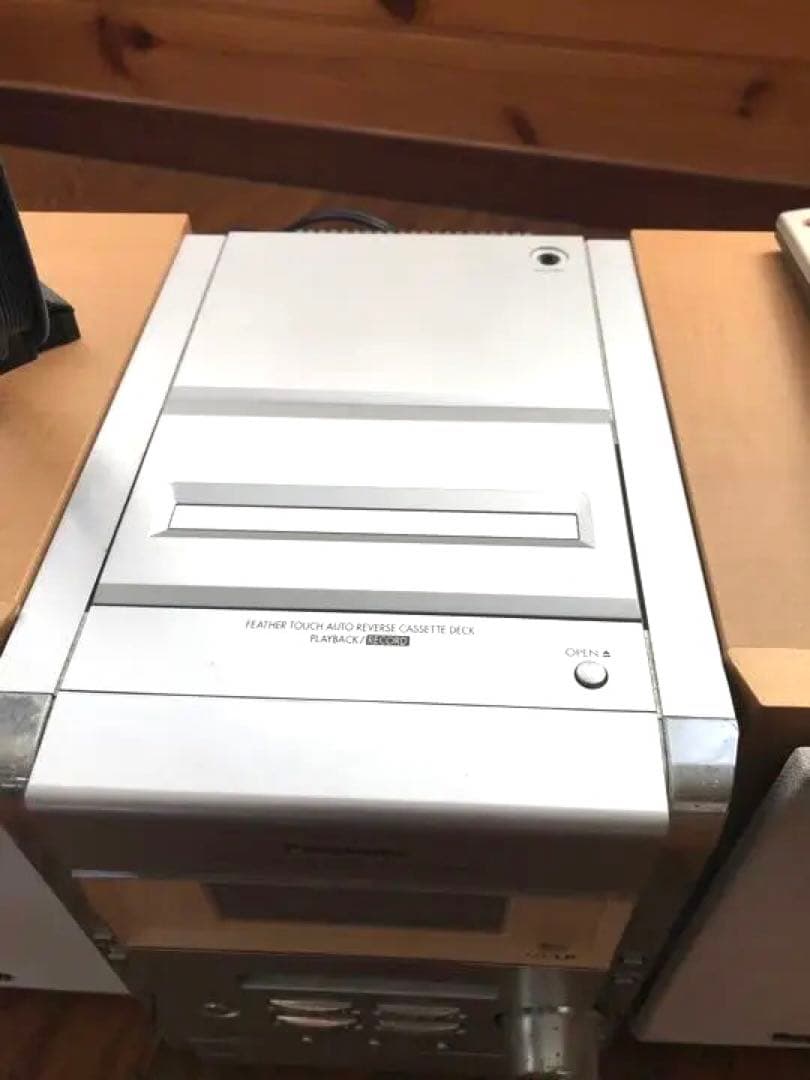 panasonic CD カセット　MDプレイヤー