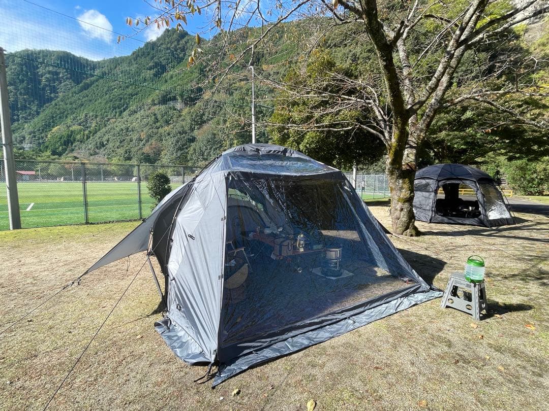 美品 テンビシェルター グレー色 3点セット