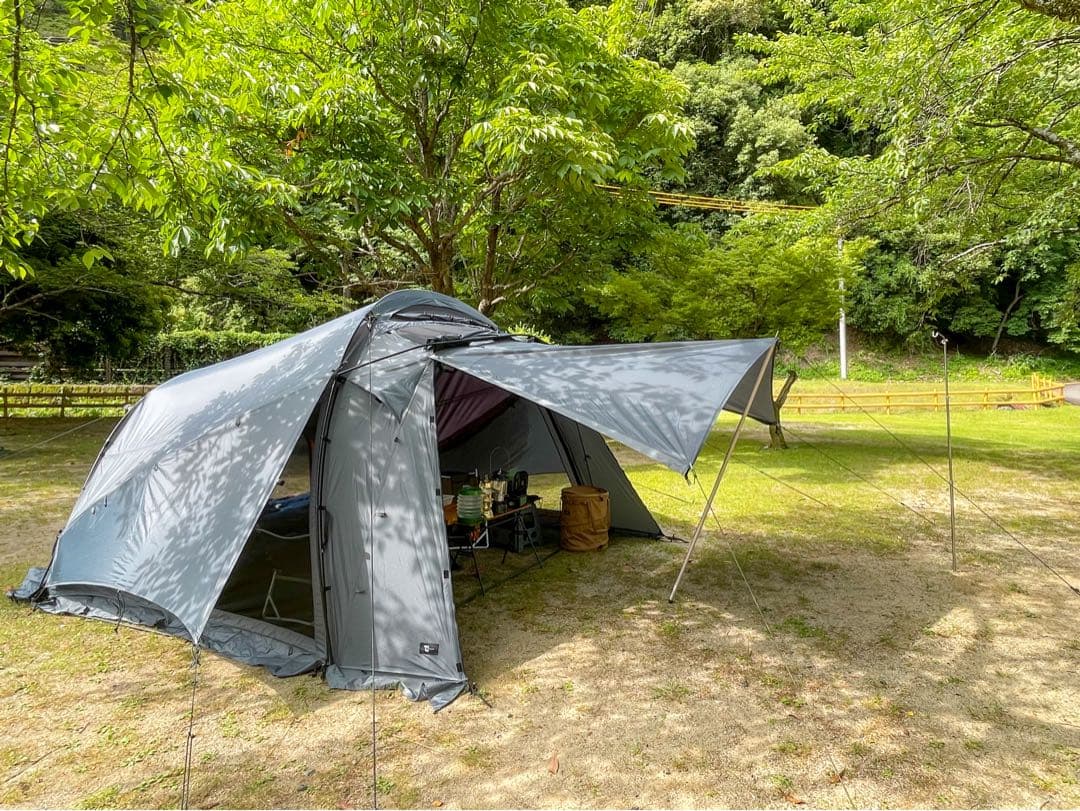 美品 テンビシェルター グレー色 3点セット