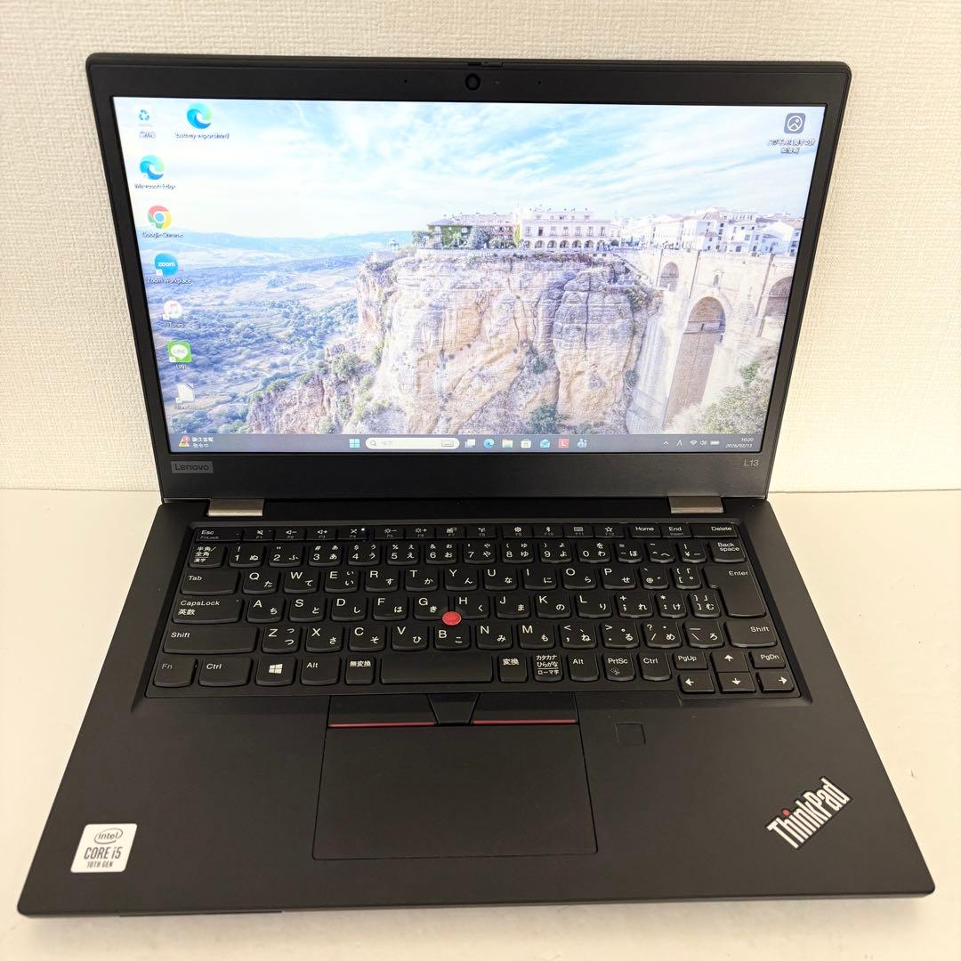 【美品】i5第10世代✨Lenovo ThinkPad L13 SSD256GB