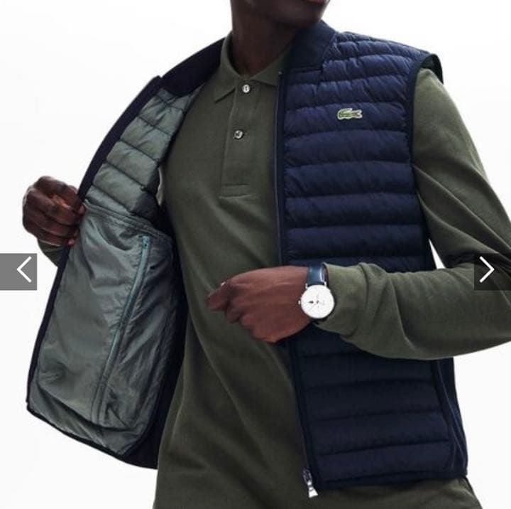 【Kanaさん専用】リブニットカラーダウンベスト