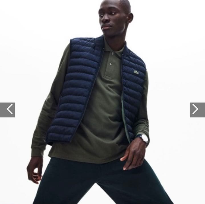 【Kanaさん専用】リブニットカラーダウンベスト