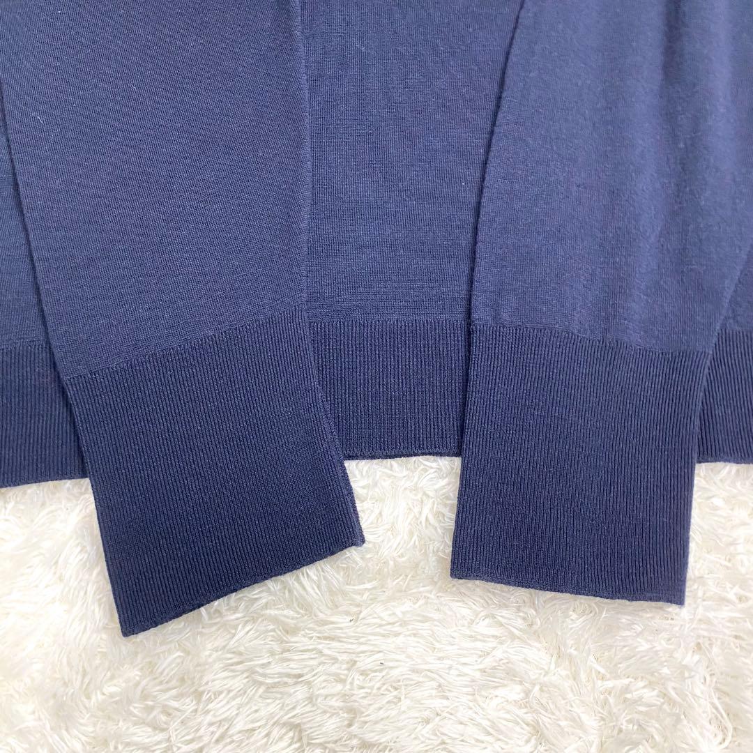 美品　希少XL 現行　ジョンスメドレー　ニット　タートルネック　メリノウール