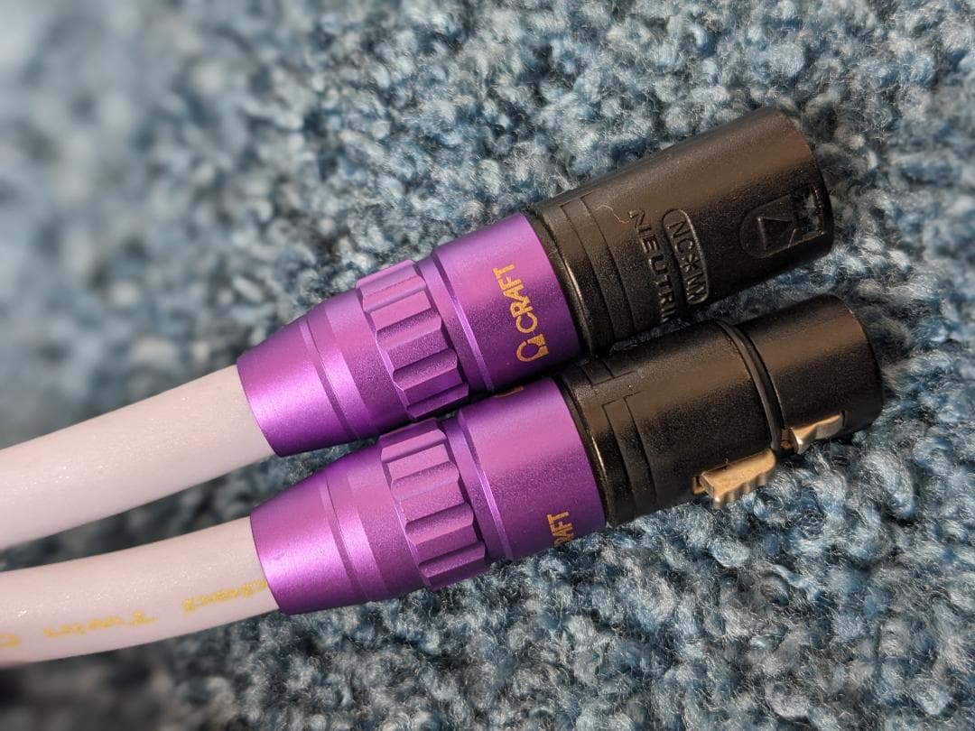 美品 オーディオクラフト DXシリーズ AES/EBUデジタルケーブル 1m