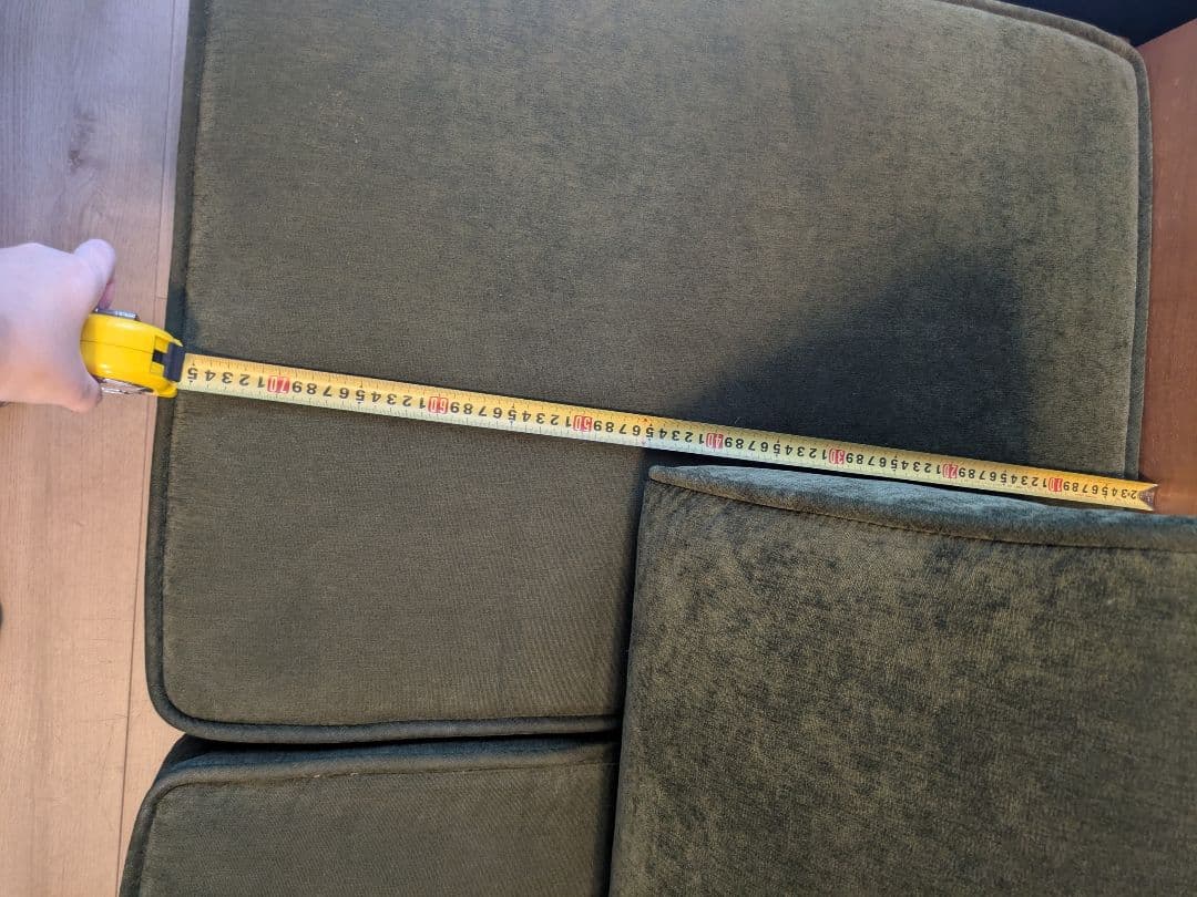 オリーブグリーン 3人掛けソファ 約180cm（おそらくウニコunico?）