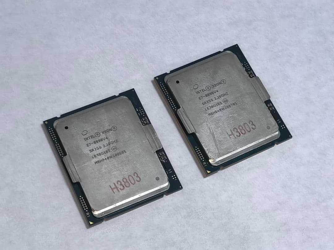 Xeon E7-8890 v4 動作確認済み 2個