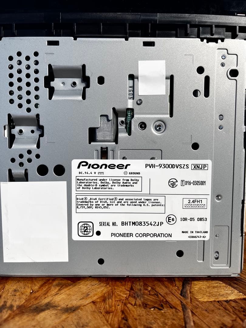 スズキ純正PVH-9300DVSZSとおまけETC