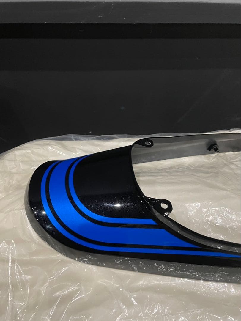 Kawasaki バイクタンク 青/黒