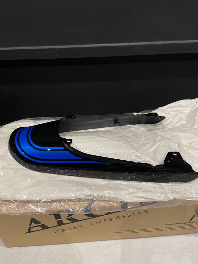 Kawasaki バイクタンク 青/黒