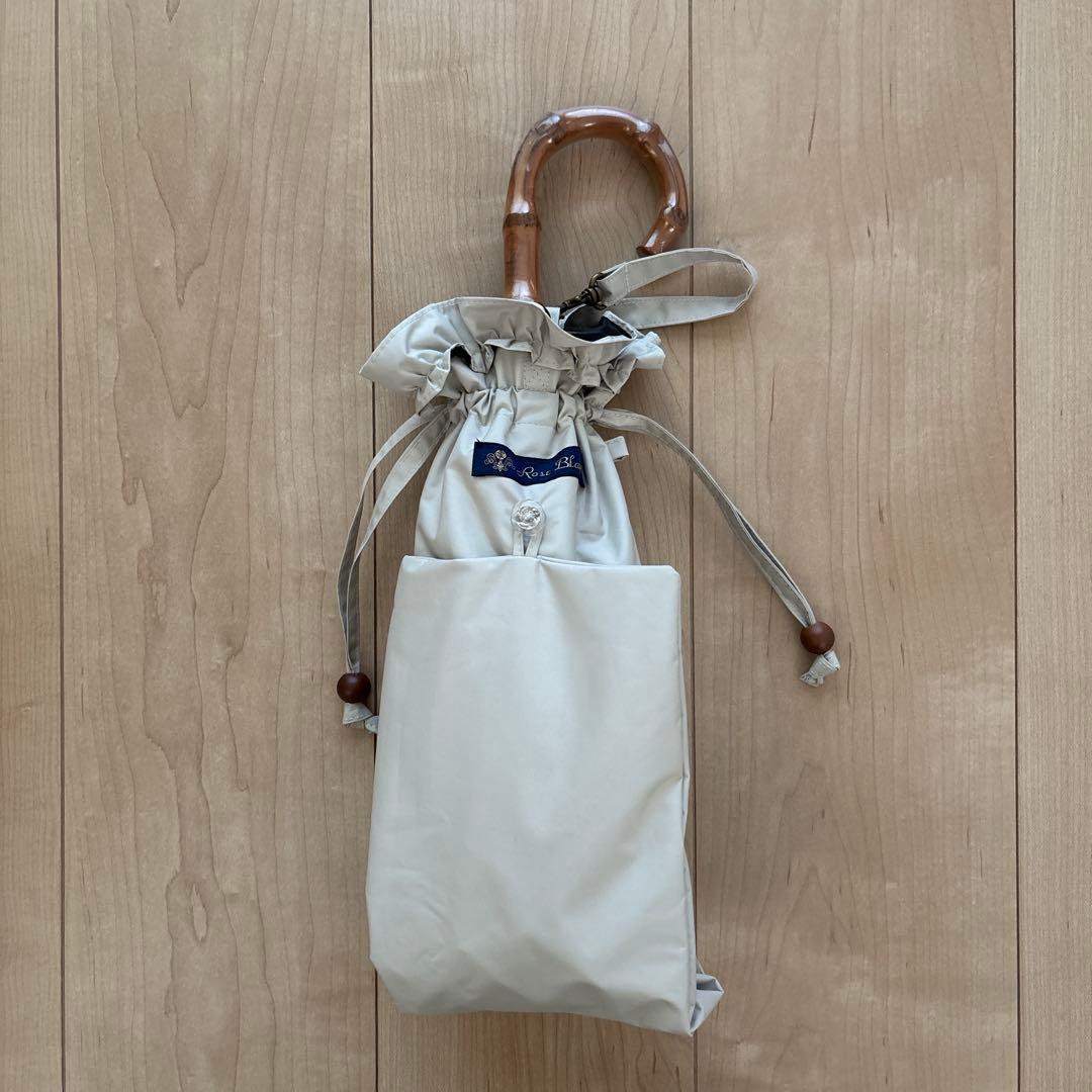 週末SALE✨【芦屋ロサブラン】日傘 完全遮光 100％ 折りたたみ 2段