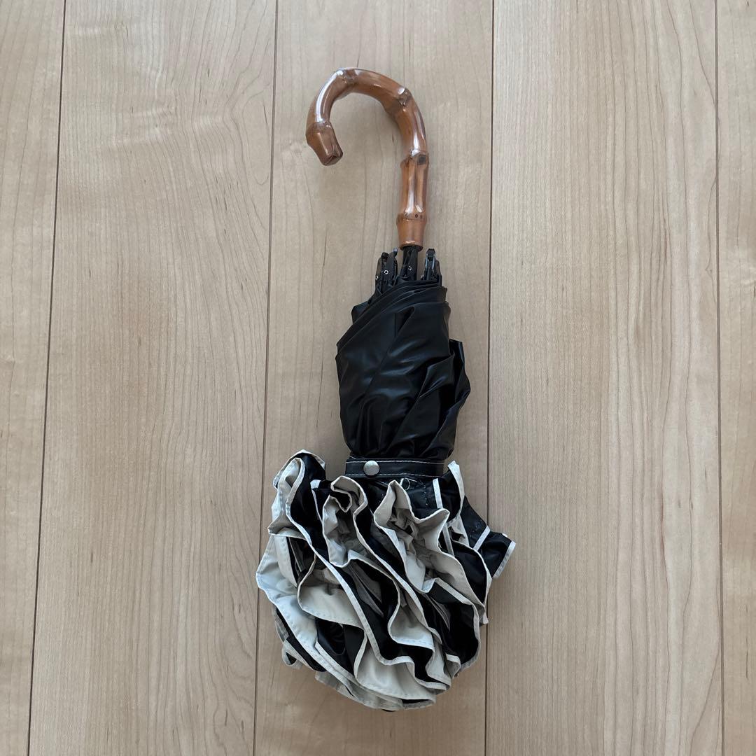 週末SALE✨【芦屋ロサブラン】日傘 完全遮光 100％ 折りたたみ 2段