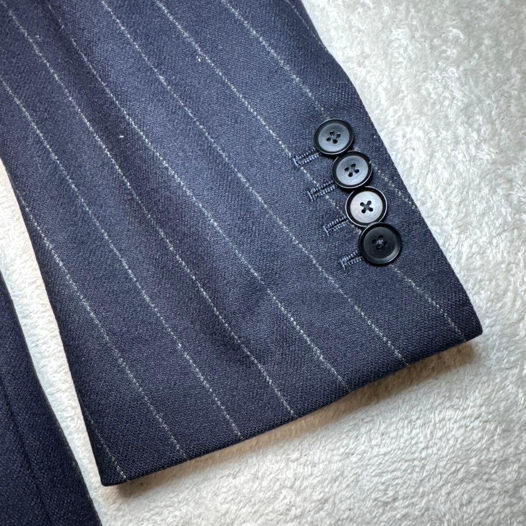 28 トゥモローランド　カノニコ　スーツ　ストライプ　44 厚手