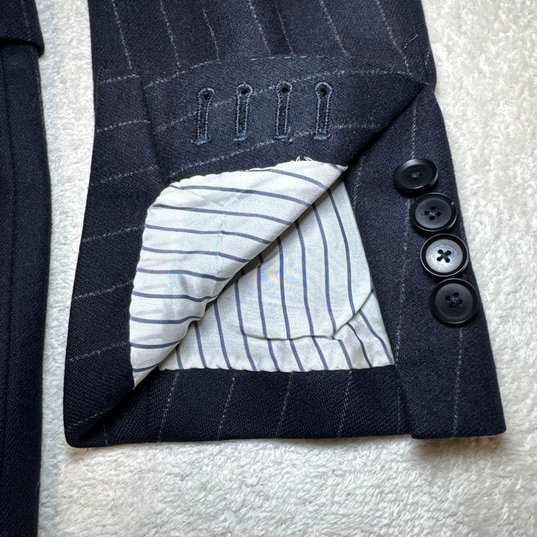 28 トゥモローランド　カノニコ　スーツ　ストライプ　44 厚手