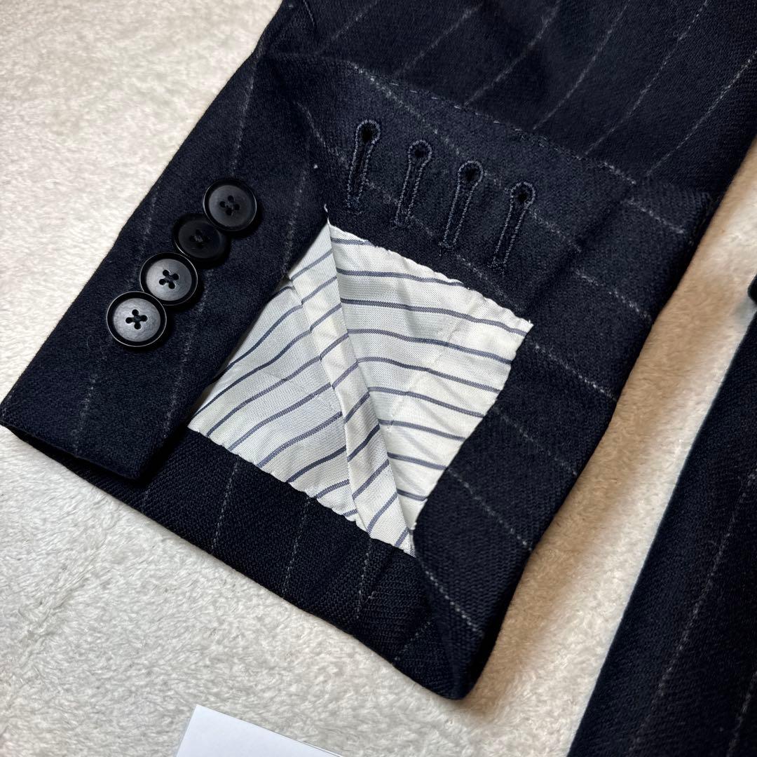 28 トゥモローランド　カノニコ　スーツ　ストライプ　44 厚手