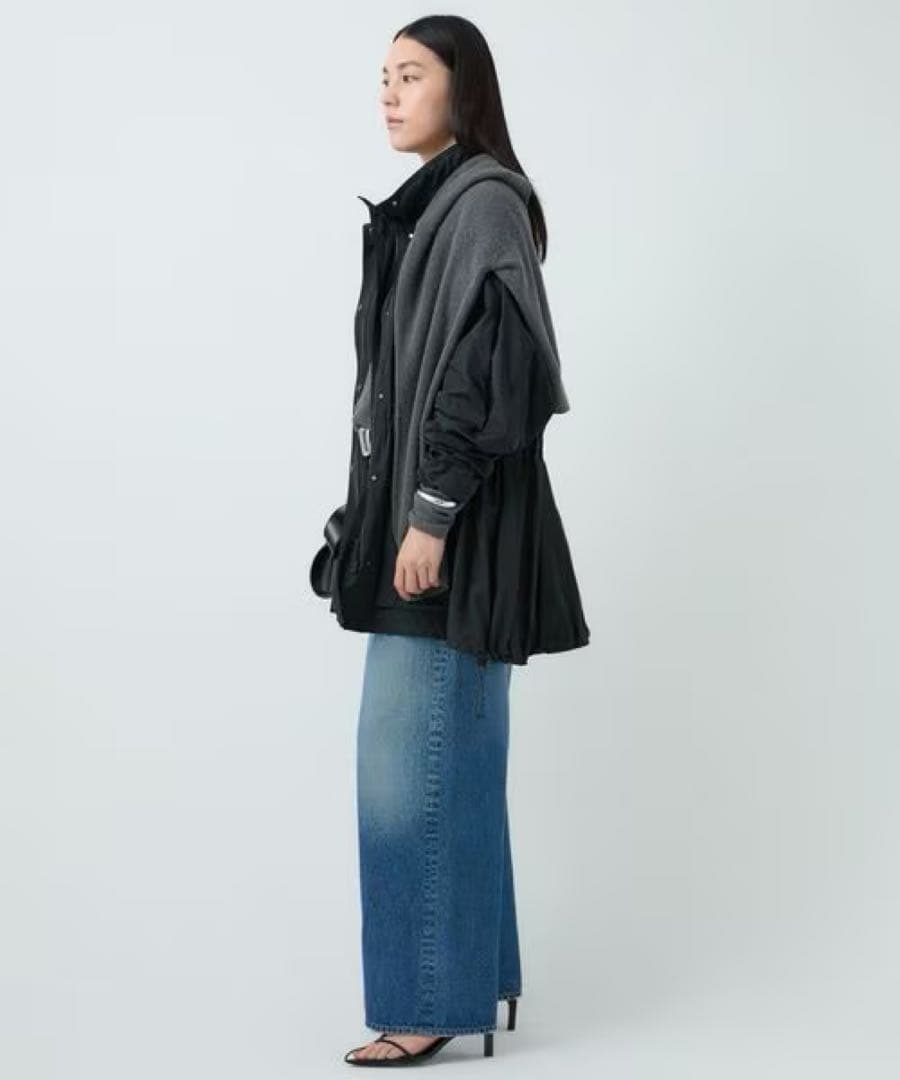 美品_CHAOS_ プリズムライトブルゾン_BLACK