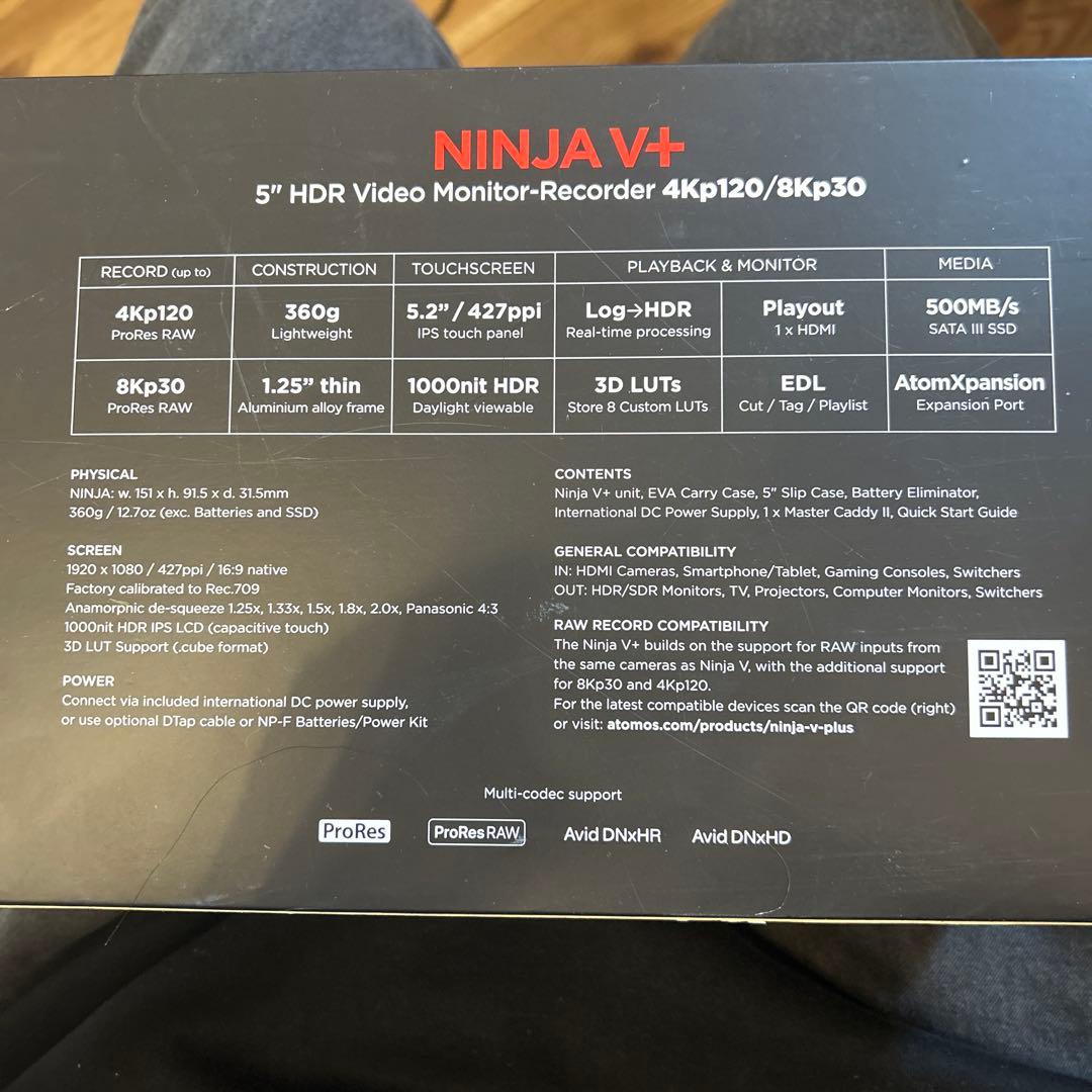 ビデオカメラ ATOMOS NINJA V +