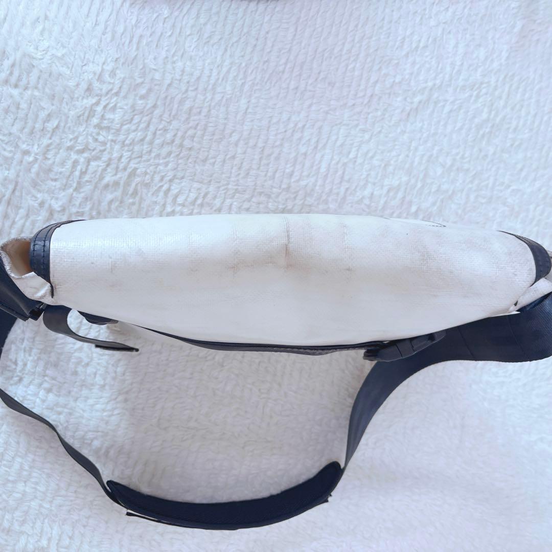 FREITAG F12 Dragnet オールオフホワイト メッセンジャーバッグ