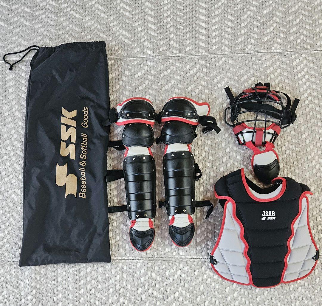 SSK キャッチャー用プロテクターセット　軟式ジュニア